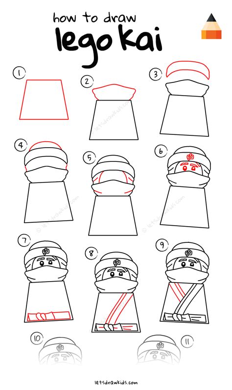 How To Draw A Ninja Step By Step For Kids