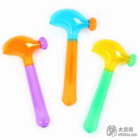Free Shipping 3pcslot Plastic Inflatable Neon Hammers In Balloons From