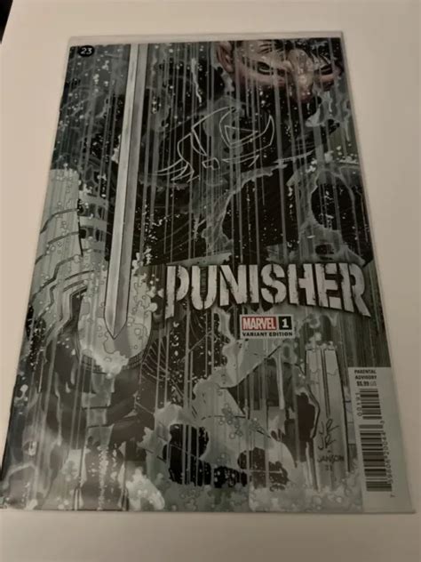 Punisher 1 125 John Romita Jr Variante 2022 Neuf Comme Neuf Marvel