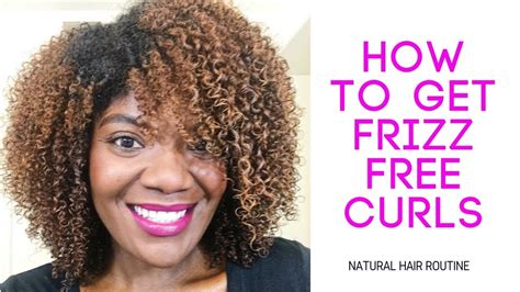 How To Get Frizz Free Curly Hair Youtube