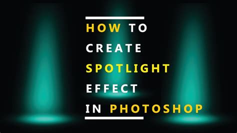 Realistic Spotlight Effect In Photoshop Photoshop Tutorial
