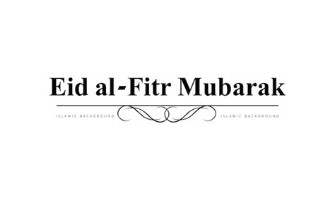 Premium Vector Isolated Calligraphy Of Happy Eid Mubarak With Black Color