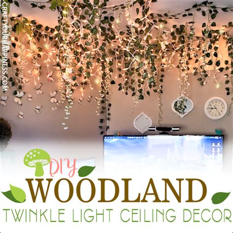 Buy bedroom ceiling spot lights and get the best deals at the lowest prices on ebay! DIY Woodland Twinkle Light Ceiling Decor