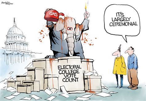 Political Cartoon Us Gop Electoral College The Week