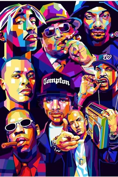 Tupac 2pac Shakur Biggie Snoop Dogg Ice Cybe Music Rap Hip Hop Canvas