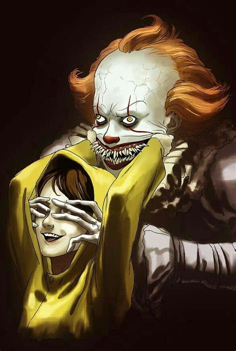 PENNYWISE AND GEORGIE | Horror movie art, Clown horror, Horror movie icons