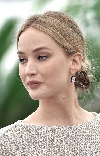 Jennifer Lawrence Quaint Updo 2023 76th Annual Cannes Film
