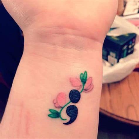 Semicolon Tattoos For Women Ideas And Designs For Girls