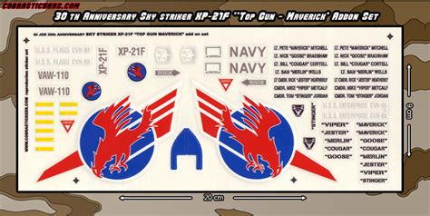 Cobrastickers Sky Striker Sticker Previews Top Gun Tomcat Squadrons