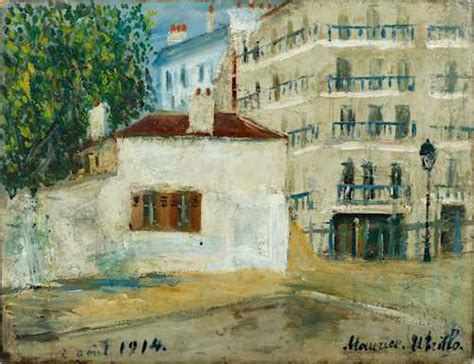 Maurice Utrillo La Maison Dhector Berlioz 2 August 1914