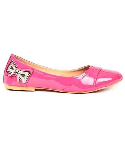 Lovely Chick Pink Flat Ballerinas Price In India Buy Lovely Chick Pink Flat Ballerinas Online