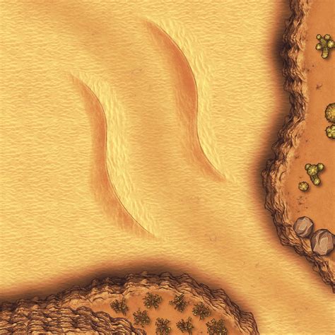 Desert Cliffs Battlemap Inkarnate Create Fantasy Maps Online