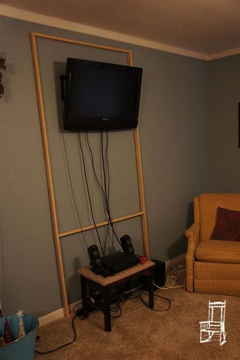 Tuck 'em behind your wall for a much cleaner look. How to Hide Your TV Cables the Hard Way | Hiding tv cords ...