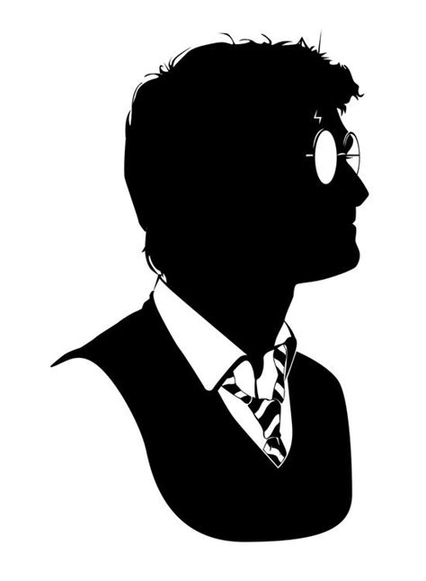 Harry Potter Harry Potter Silhouette Harry Potter Painting Harry