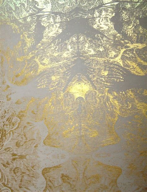 Brilliant Award Winning Gold Leaf Painting By Richard Wright Gold