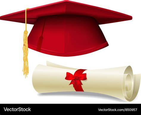 Graduation Cap And Certificate