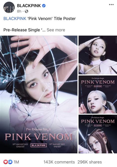 Pretty Savage On Twitter Blackpink Pink Venom Tittle Poster