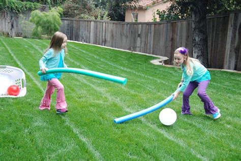 7 Outdoor Pool Noodle Games