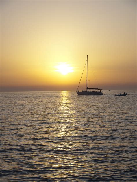 Free Images Sea Coast Ocean Horizon Sunrise Sunset Boat