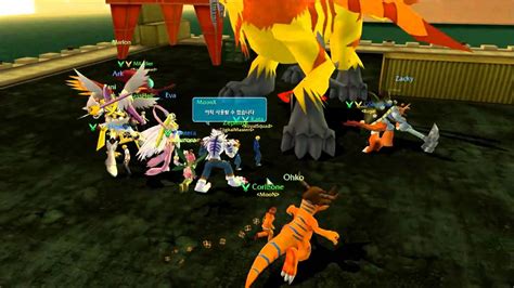 Digimon Masters Online Saberleomon Boss Raid Youtube