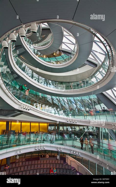 Spiral Staircase City Hall Designed By Norman Foster London England