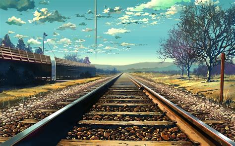 Fantasy Art Railroad Tracks Wallpapers Hd Desktop And Mobile