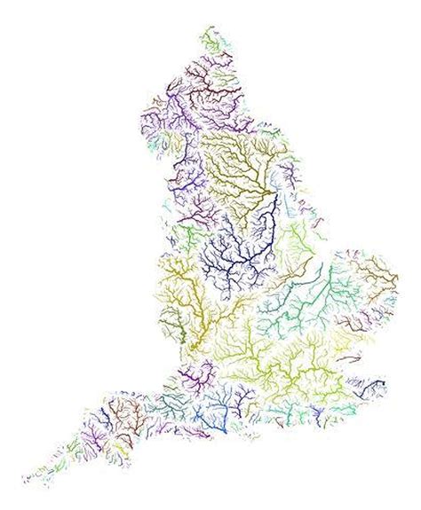 English Watersheds In 2020 Watersheds English Map