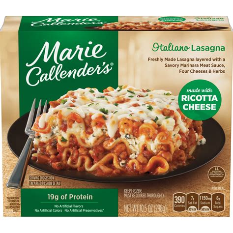 Do be aware it can be tricky getting the final cooked pie out of the air fryer; MARIE CALLENDERS Italiano Lasagna | Conagra Foodservice