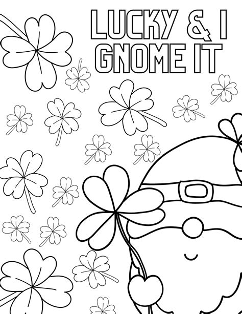 Free Printable St Patricks Day Coloring Pages For Kids And Adults