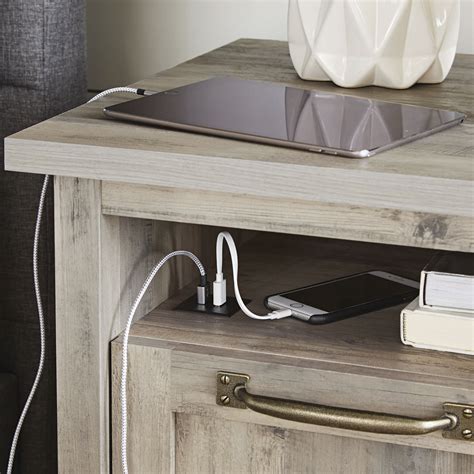 Find the best farmhouse nightstands & bedside tables for your home in 2021 with the carefully curated selection available to shop at houzz. Better Homes Gardens Modern Farmhouse Nightstand With USB, Rustic Gray Finish | eBay