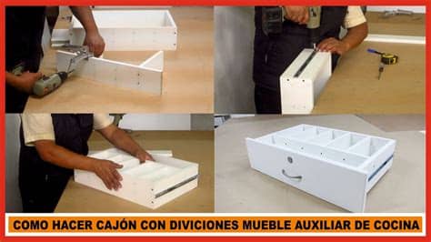 Fabricamos muebles a la medida. Mueble de cocina /Como hacer cajón de mueble auxiliar de ...