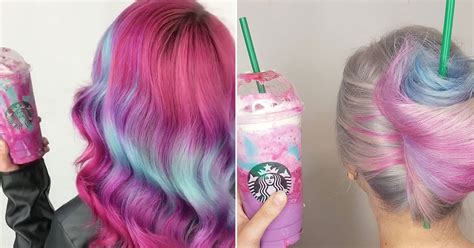 Unicorn Frappuccino Hair Is All The Rage On Instagram
