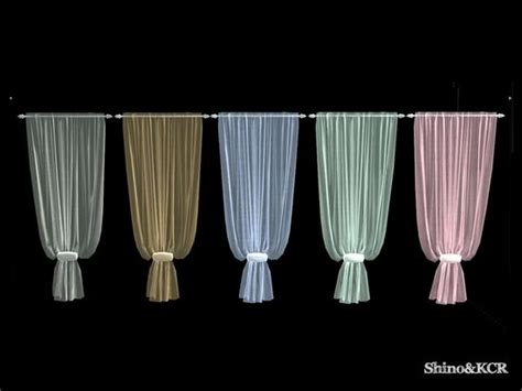 Truly Elegant Sheer Curtain 1tl Found In Tsr Category Sims 4 Curtains
