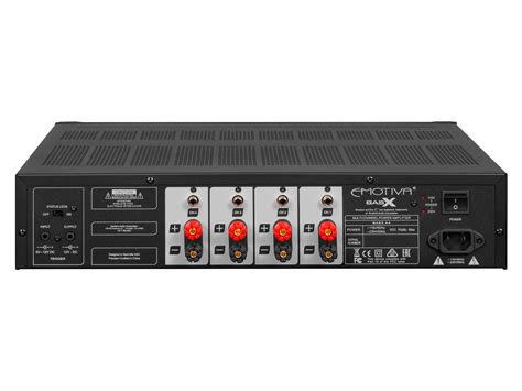 Basx A4 Four Channel Power Amplifier Emotiva Audio Corporation