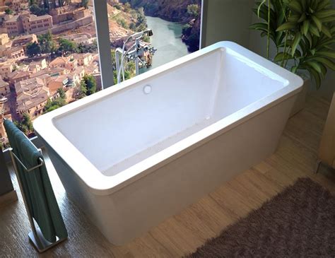 Keeping the jets clean and sanitary is key for good health as well as great relaxation. Lautrec 34 x 67 Rectangular Freestanding Bathtub - White ...