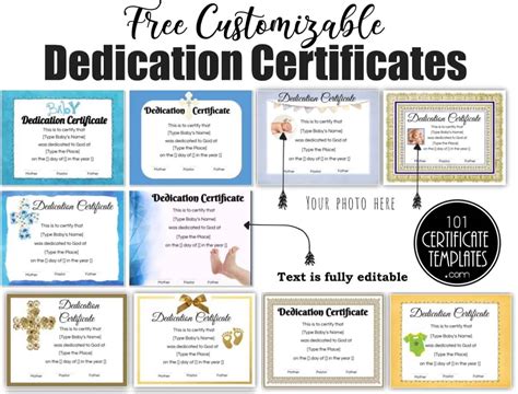 Free Baby Dedication Certificate Templates Printable Templates Sexiz Pix