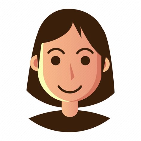 Avatar Emoticon People Smile Smiley User Woman Icon Download On