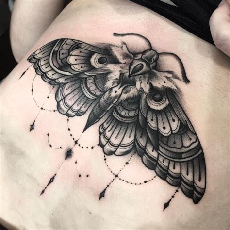 Image Result For Neo Traditional Moth Tattoo Bug Tattoo Sternum Tattoo
