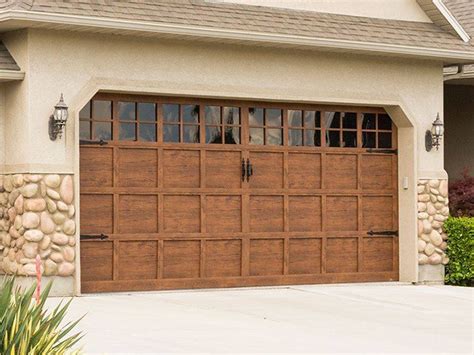 Window treatment ideas for sliding glass doors. Faux Wood Garage Doors | Thompson Doors