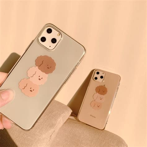 Simple Puppy Poodle Dog Cute Phone Case For Iphone 11 Pro Xs Max X Xr 8