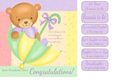A congratulations pregnancy these congratulations on pregnancy messages can be used on a card, text message, as a tweet. Pregnancy Congratulations Greeting Card - CUP600341_1446 | Craftsuprint
