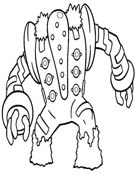 Regigigas Coloring Pages Free Printable Coloring Pages For Kids