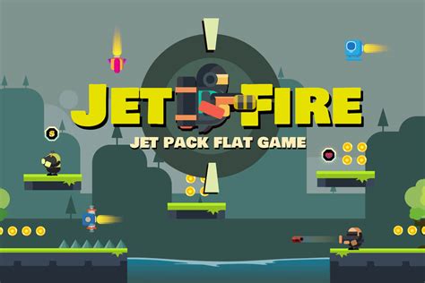 Jetpack Flat 2d Game Kit