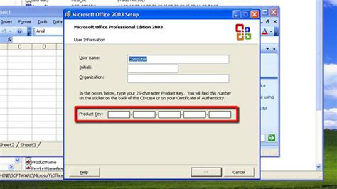 How To Change Office 2003 Product Key Howtech