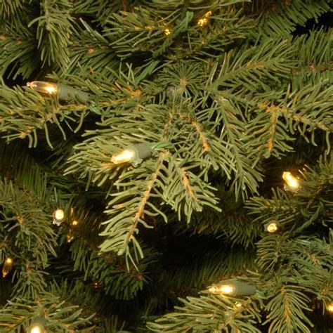 75 Ft Pre Lit Feel Real Nordic Spruce Slim Artificial Christmas Tree
