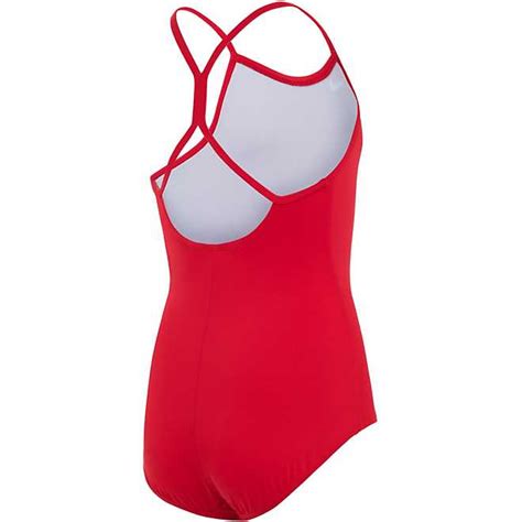 Nike Girls Swim Racerback 1 Piece Swimsuit Academy