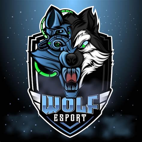 Premium Vector Wolf Esport Logo Gaming Team Vector