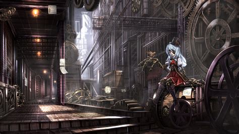 4551434 Anime Girls Steampunk Anime Wallpaper