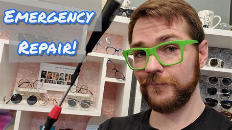 Glasses Have Broken Hinge Emergency Glasses Repair Tips Youtube