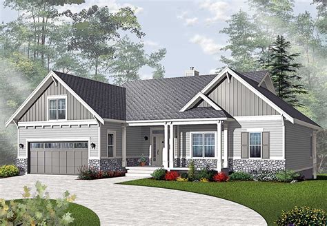 Airy Craftsman Style Ranch 21940dr Architectural Designs House Plans